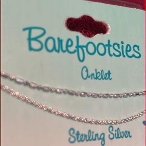 New 10” Sterling Silver Double Chain Anklet NEW